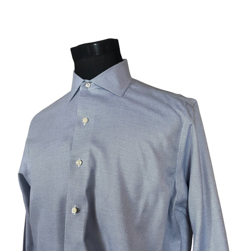Brooks Brothers Men's Regent Blue Long Sleeve Button Front Shirt 16.5 36/37 - Picture 3 of 9